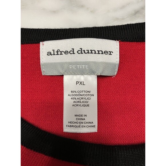 Alfred Dunner Womens Petite Colorblock Beaded Sweater Size PXL NWT - Picture 2 of 7